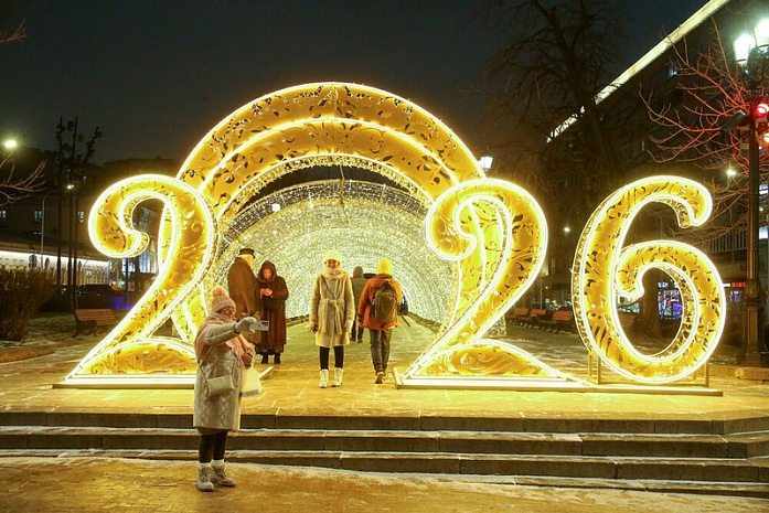 россия, москва, новый год, 2026, праздник, елка, украшение
