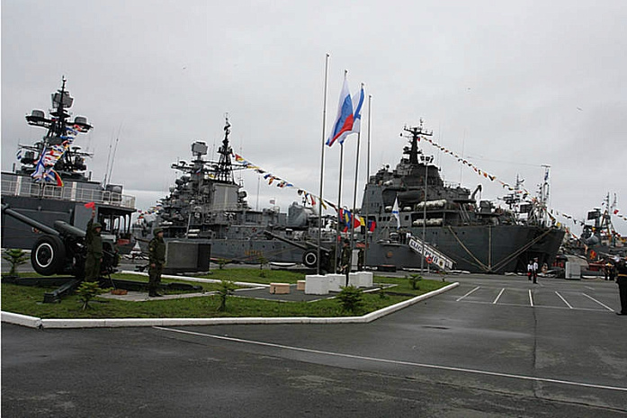 россия, флот, традиции, владивосток, залп, полдень