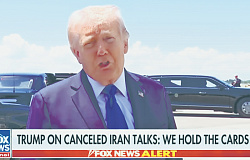 Фото недели. Трамп констатировал провал переговоров с Ираном