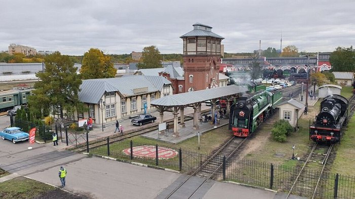 россия, москва, выставка, газ, волга, паровозы, депо