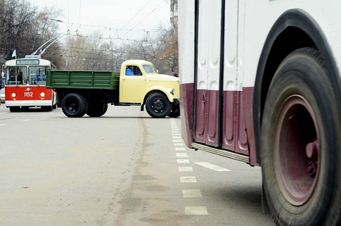 троллейбус, транспорт, город, москва