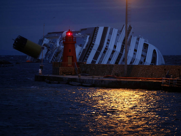 Италия, лайнер, Costa Concordia