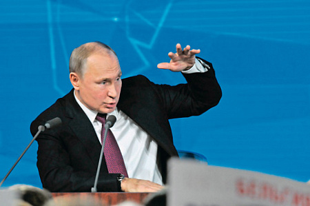 владимир путин, пресс конфренция