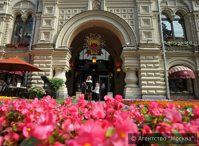 россия, москва, гум, цветы, фестиваль
