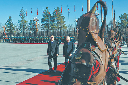 президент путин, госвизит, киргизия, фото
