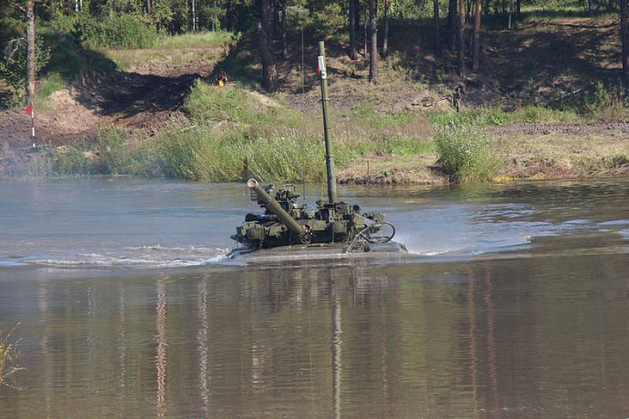 россия, армия, цво, урал, танки, подводное вождение