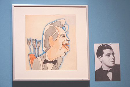 музей кино на вднх, выставка, по старой дружбе, шаржи из коллекции музея кино