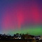 Полярное сияние раскрасило ночное небо планеты
