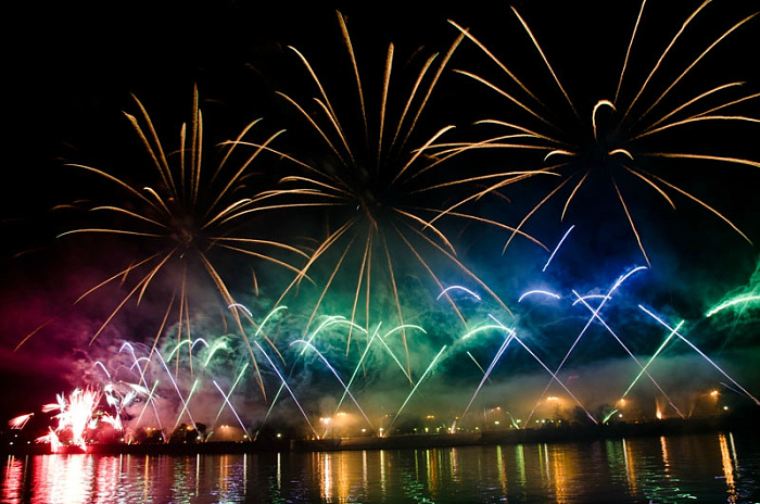 россия, москва, фейерверк, фестиваль