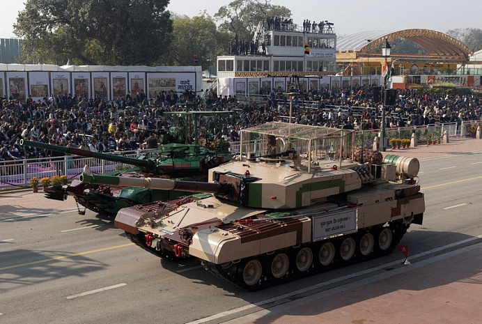 индия, день республики, армия, парад