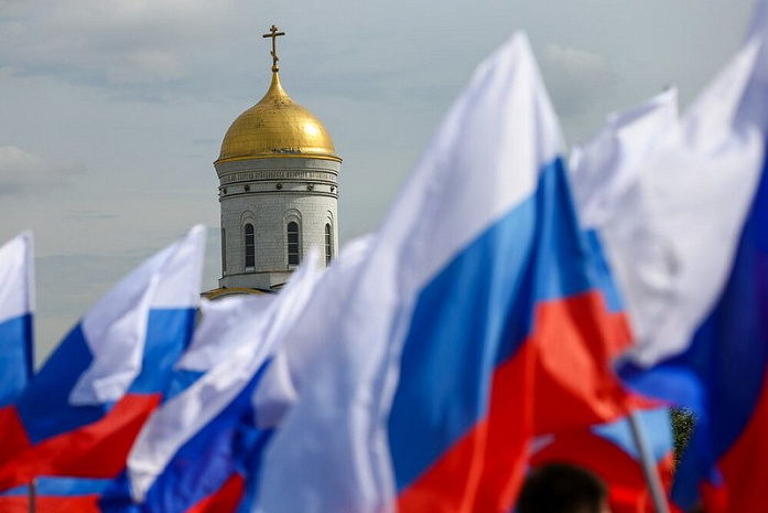 россия, день государственного флага, москва, празднование