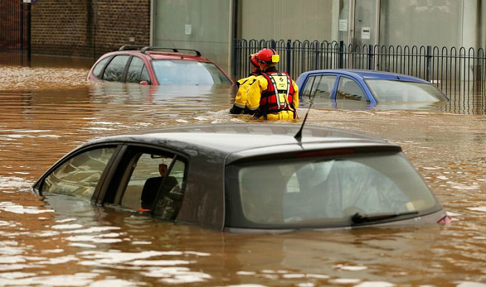 англия, наводнение, эвакуация