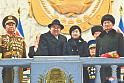 КНДР.  Ким Чен Ын с дочерью приняли военный парад