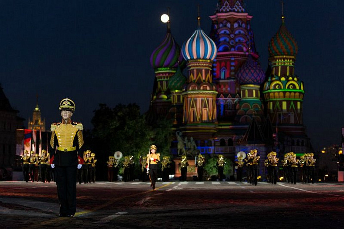 россия, москва, красная площадь, спасская башня, военные оркестры, мирей матье