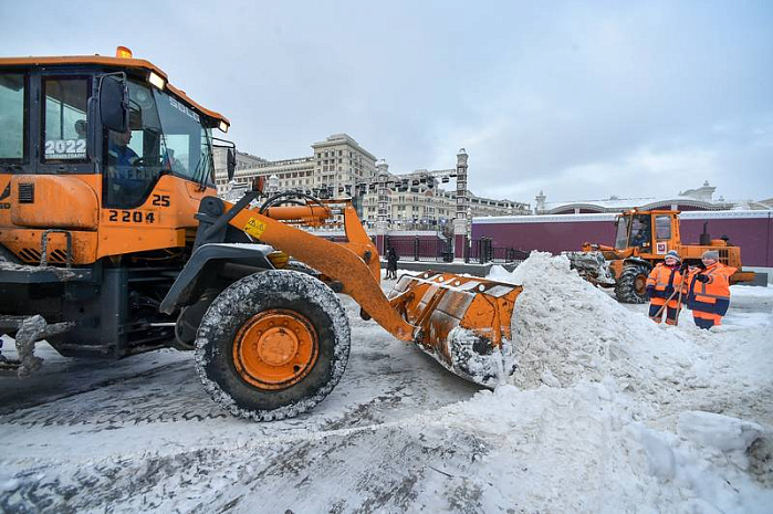 россия, москва, снегопад