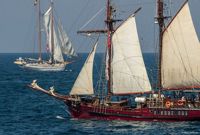 парусники, черное море, регата