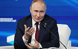 Путин на "Валдае" приветствует моду на кокошники...