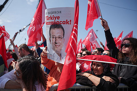 турция, массовые протесты, арест мэра стамбула, имамоглу, эрдоган, антирежимная коалиция