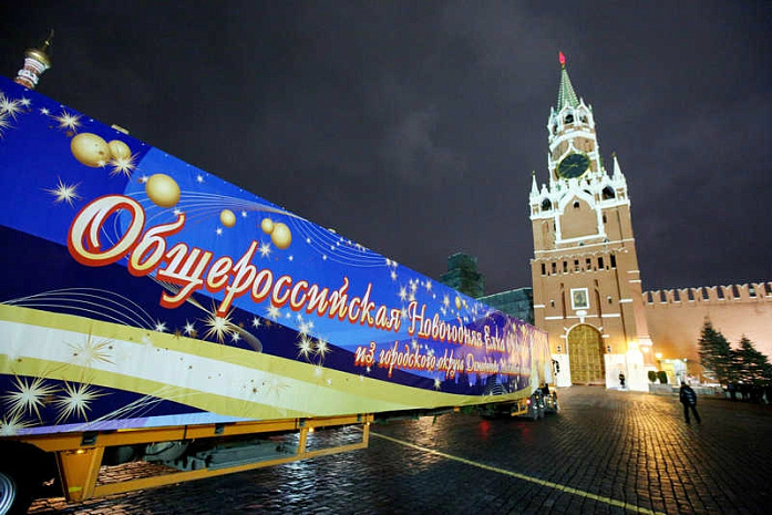 елка, москва, кремль