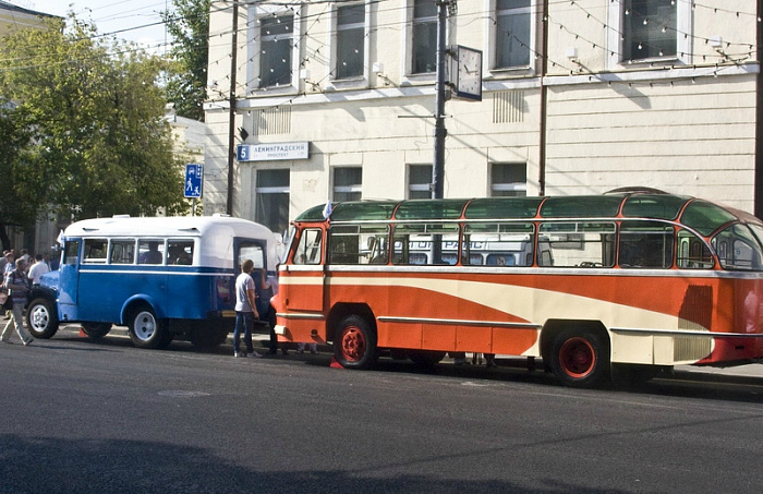 москва, транспорт, история, автобус, юбилей