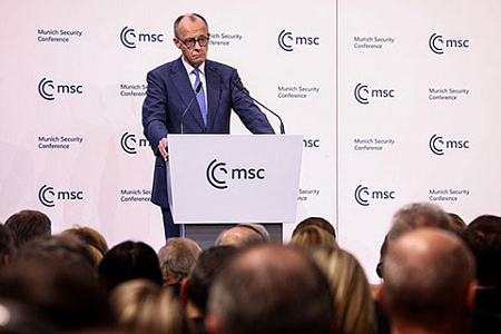 м.нхен, конференции по безопасность, выступление мерца, военные расходы, программа для европы, украинский конфликт