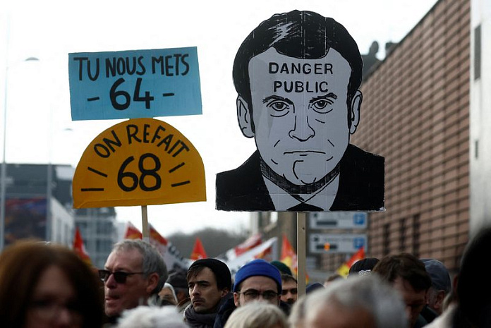 франция, протесты, забастовка, пенсионная реформа