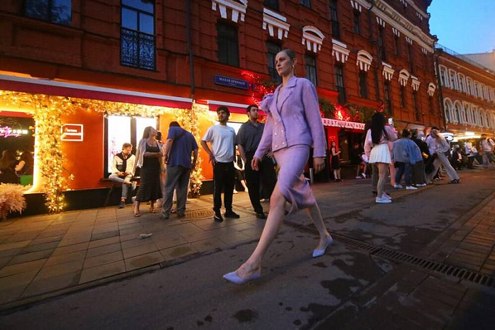 москва, мода, показ, патриаршие пруды