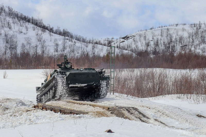 россия, армия, сверный флот, мотострелки, контрольные занятия