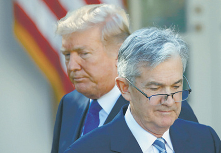 трамп, конфликт с главой фрс