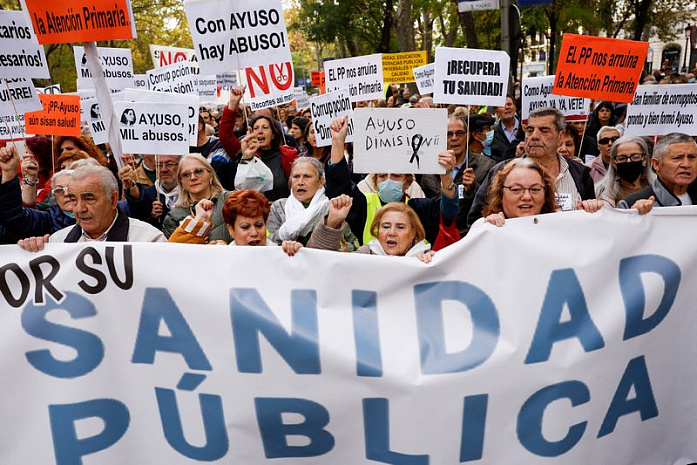 испания, мадрид, зравоохранение, реформа, протест