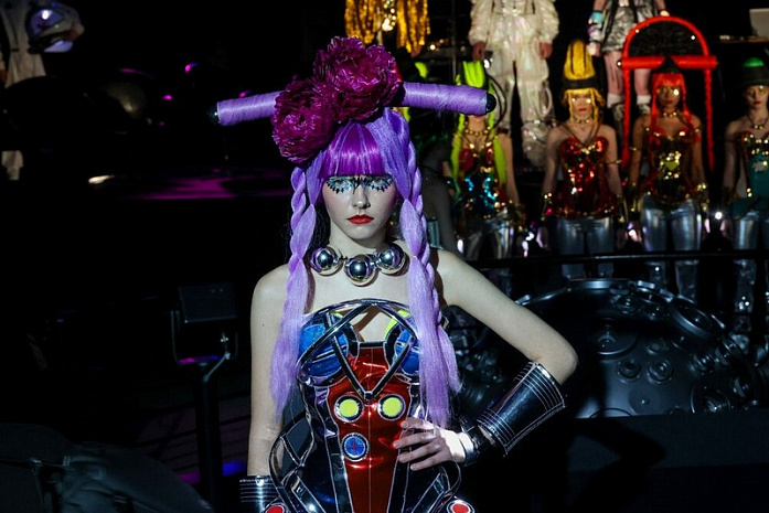 россия, москва, мода, показ, космос, планетарий