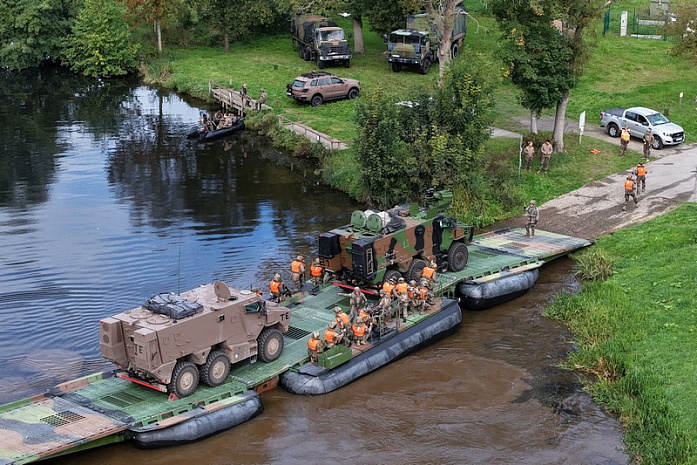 франция, морская пехота, река, переправа, паром