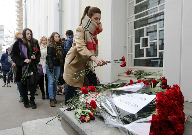 брбссель, теракт, жертвы, скорбь, соболезнования, москва