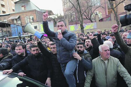 армения, пашинян, оппозиция, протест, армия. генштаб, отставка, гаспарян