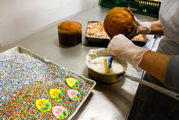 россия, москва, пасха, кулич