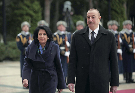 азербайджан, грузия, зурабишвили, алиев, конференция, ес