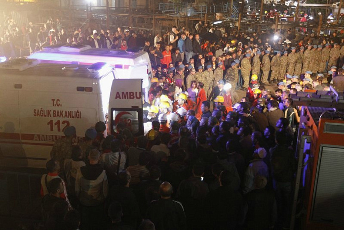 турция, шахта, взрыв, спасатели