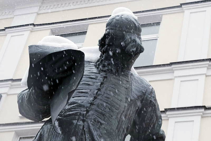 москва, снегопад