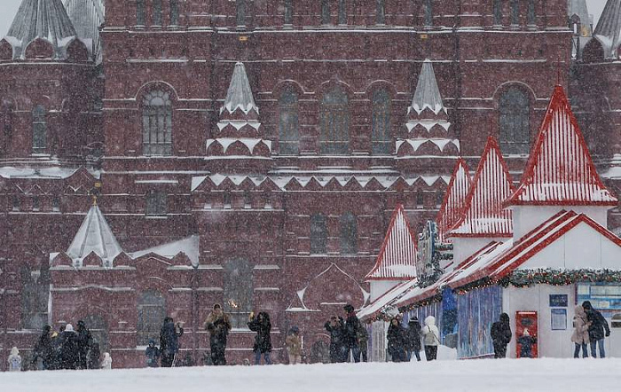 москва, снегопад, снег, уборка