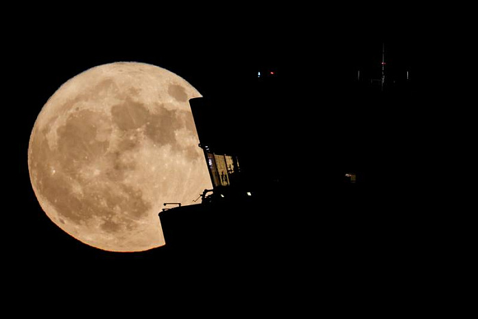 земля, луна, суперлуние