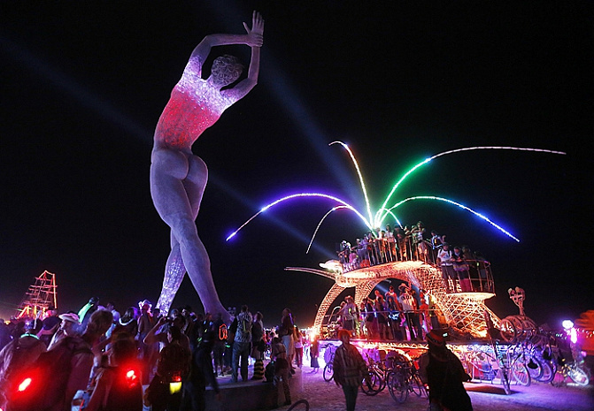 фестиваль, искусство, Burning man, огонь