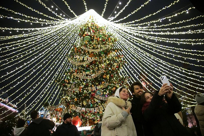 россия, москва, новый год, 2026, праздник, елка, украшение