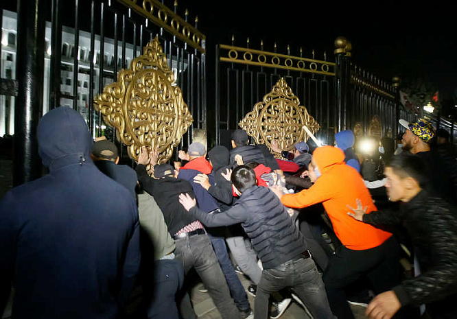 кыргызстан, протесты