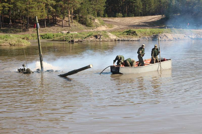россия, армия, цво, урал, танки, подводное вождение