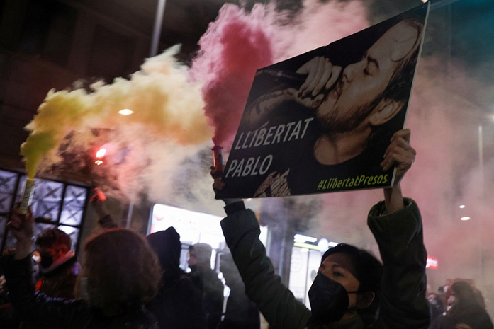 испания, барселона, протесты, пабло хасель, арест