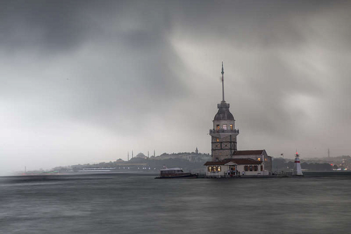 шторм, ливень, град, стамбул