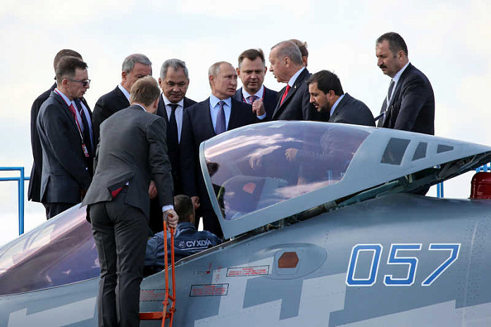 россия, авиасалон, МАКС, МС-21, Су-57