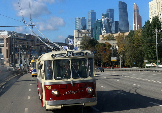 москва, транспорт, троллейбус