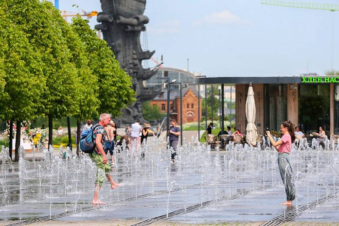 россия, москва, погода, жара
