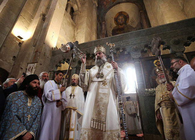 грузия, патриарх, шио iii, интронизация